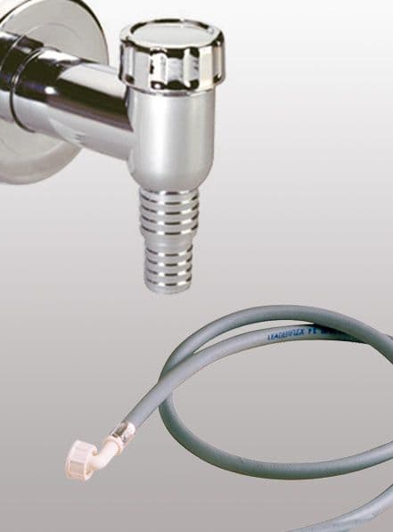 Washing machine inlets and outlets